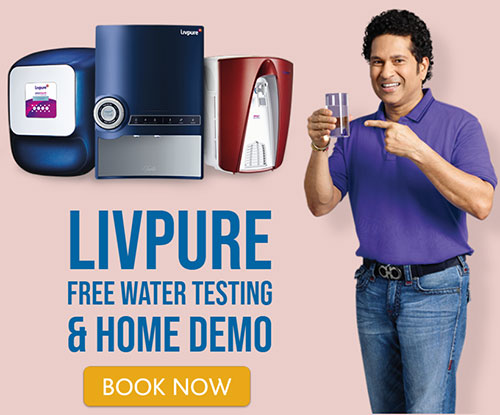 Livpure Free Water Testing and Free Home Demo of Livpure Water Purifier